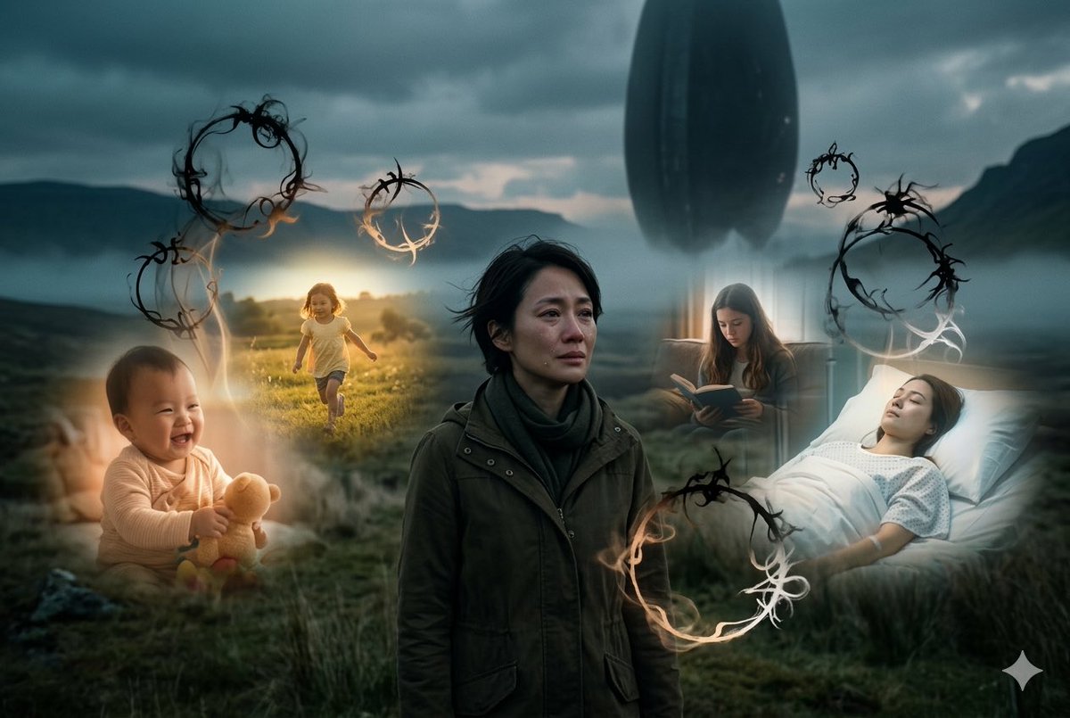 我用一张图就完美地概括了科幻电影《降临》的故事🥳, 图片 1