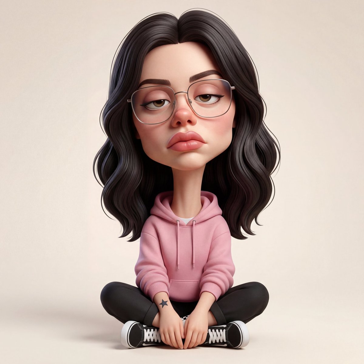 夸张风格化的 3D 漫画肖像……, 图片 1