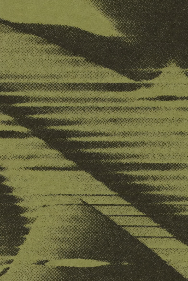 单色橄榄绿背景,复古半调线纹图案,粗细不一的平行线条,1970年代平面设计风格,微妙墨水晕染效果,极简主义复古质感,高品质 #ai #背景 #…, 图片 2