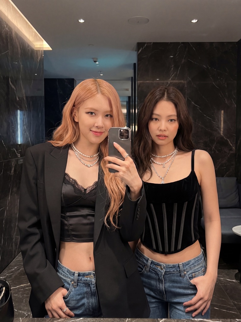 朴彩英(ROSÉ)和金珍妮(JENNIE), 图片 1
