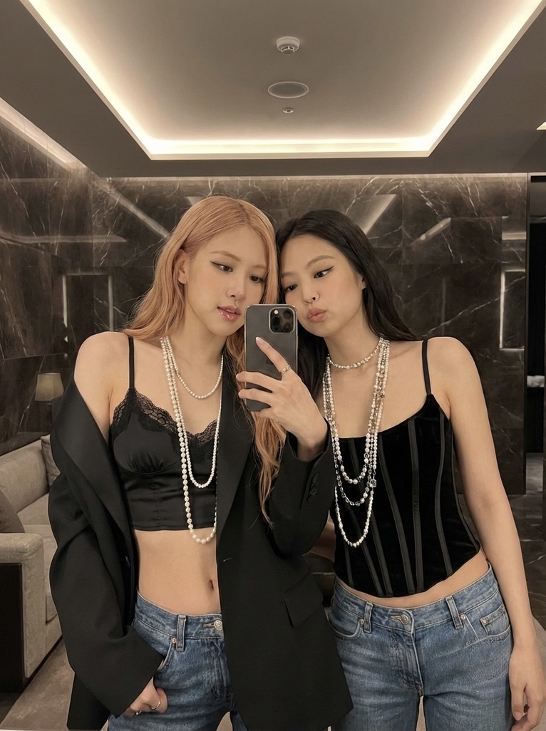 朴彩英(ROSÉ)和金珍妮(JENNIE), 图片 2