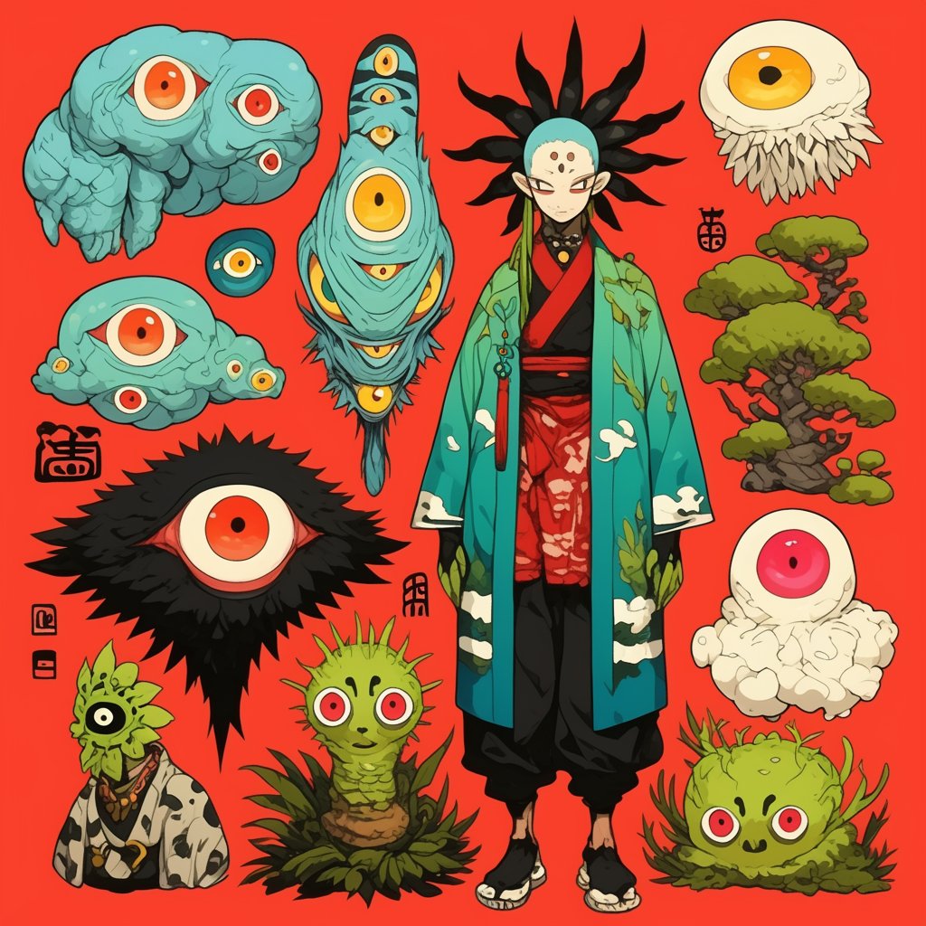 1️⃣ Midjourney（基础环节）：从这里开始。在打造超动态角色和独特场景方面，没有什么能超越 Midjourney 原始的审美质感。, 图片 1