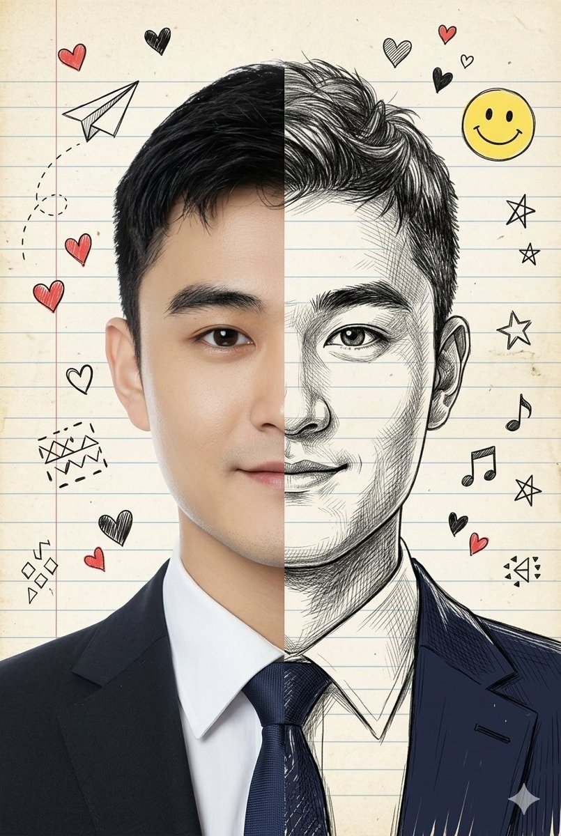 将你的照片变成创意混合媒介肖像 ✨, 图片 1