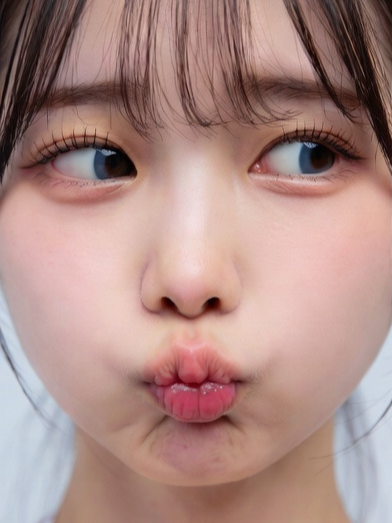 微距拍摄，嘟嘴，眼睛看向一旁，柔软的皮肤纹理 https://t.co/r3HPlhZtKD, 图片 1