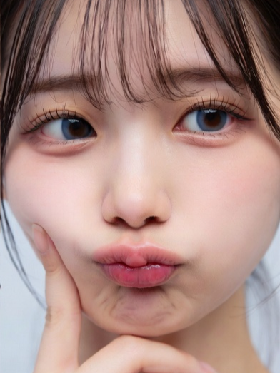 微距拍摄，嘟嘴，眼睛看向一旁，柔软的皮肤纹理 https://t.co/r3HPlhZtKD, 图片 2