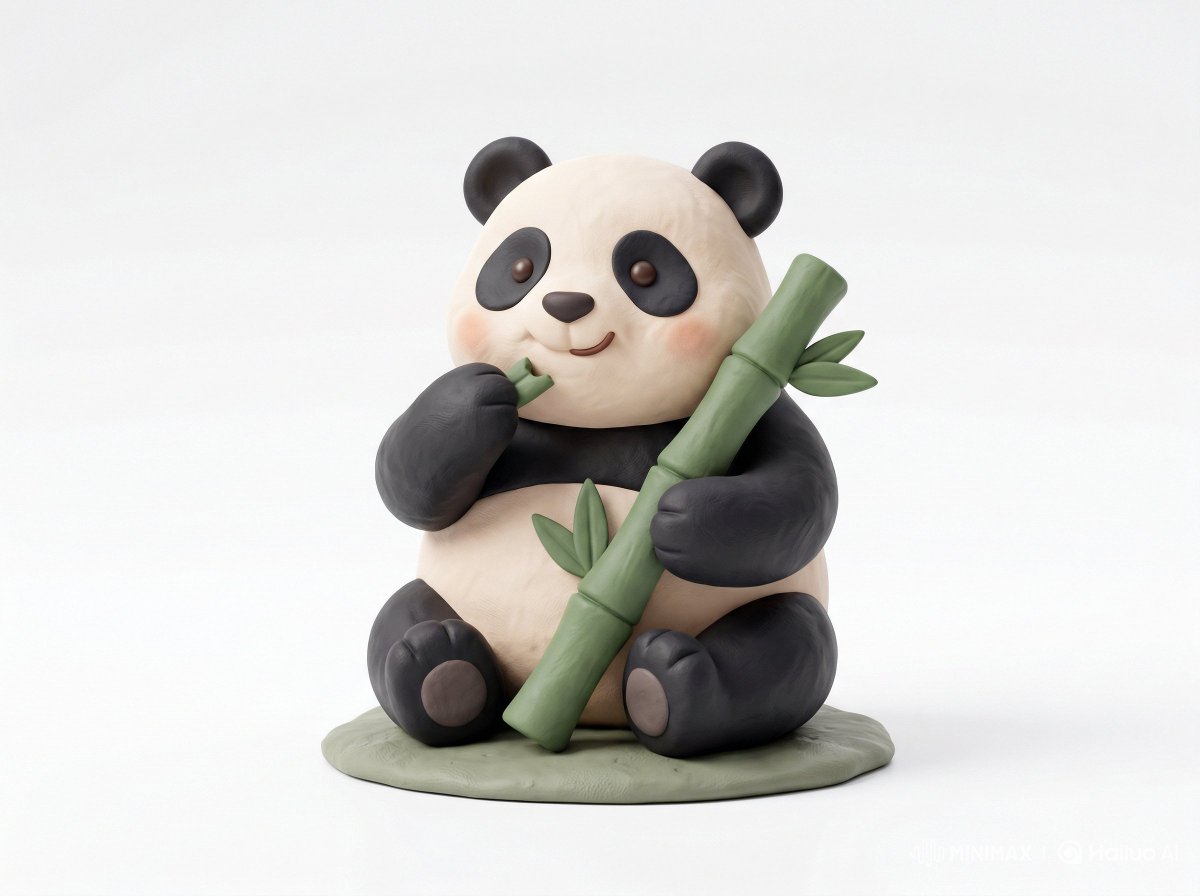 一个[主体]的可爱3D渲染，哑光表面，捏陶图标风格，简洁风格化设计，[正在做动作]，[情绪或氛围]，圆润比例，柔和雕刻细节，俏皮肢体语言，鲜艳…, 图片 1