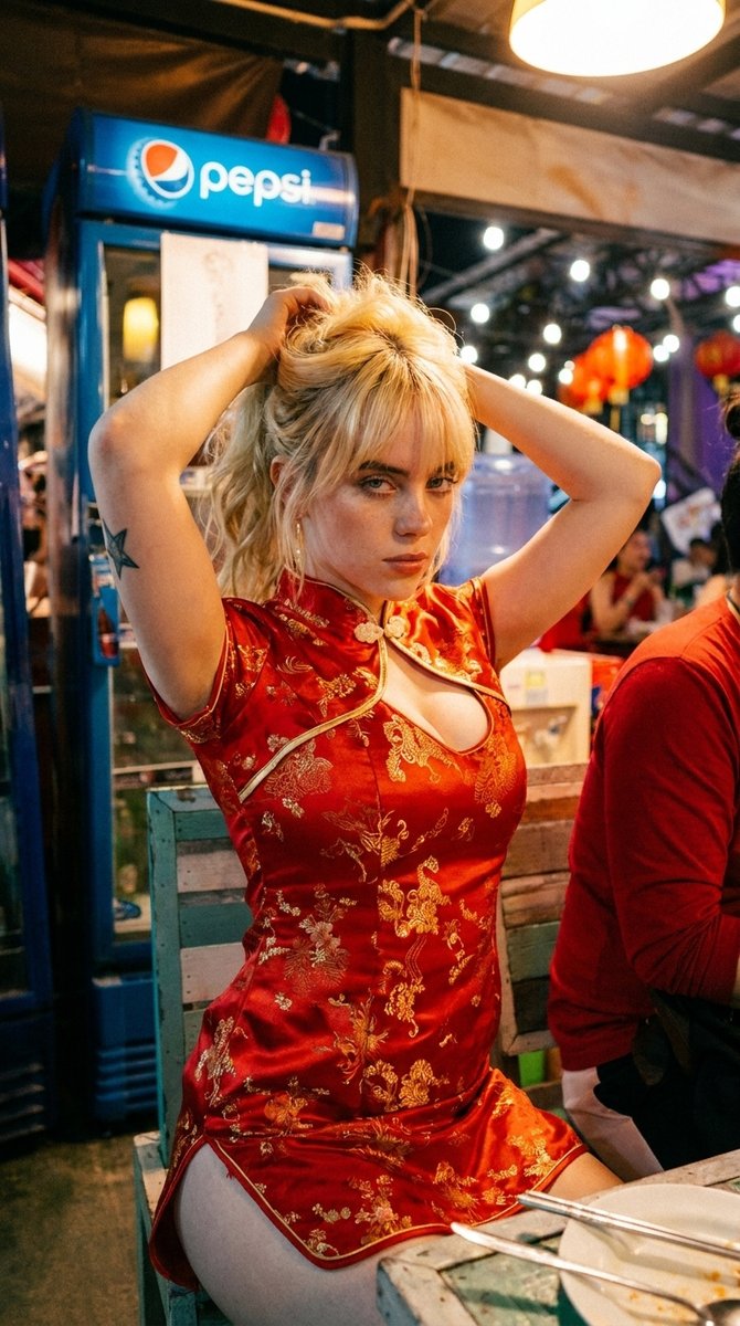 碧梨（Billie Eilish）身着旗袍❤️, 图片 2