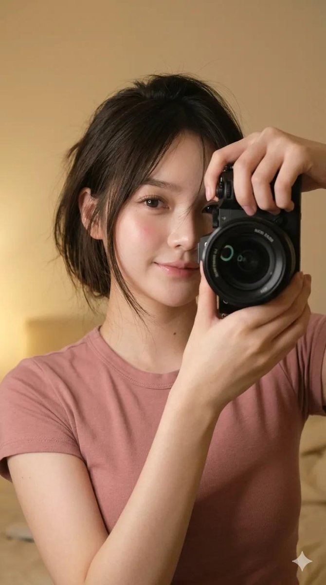 一位年轻女性的肖像,表情柔和自然。, 图片 1