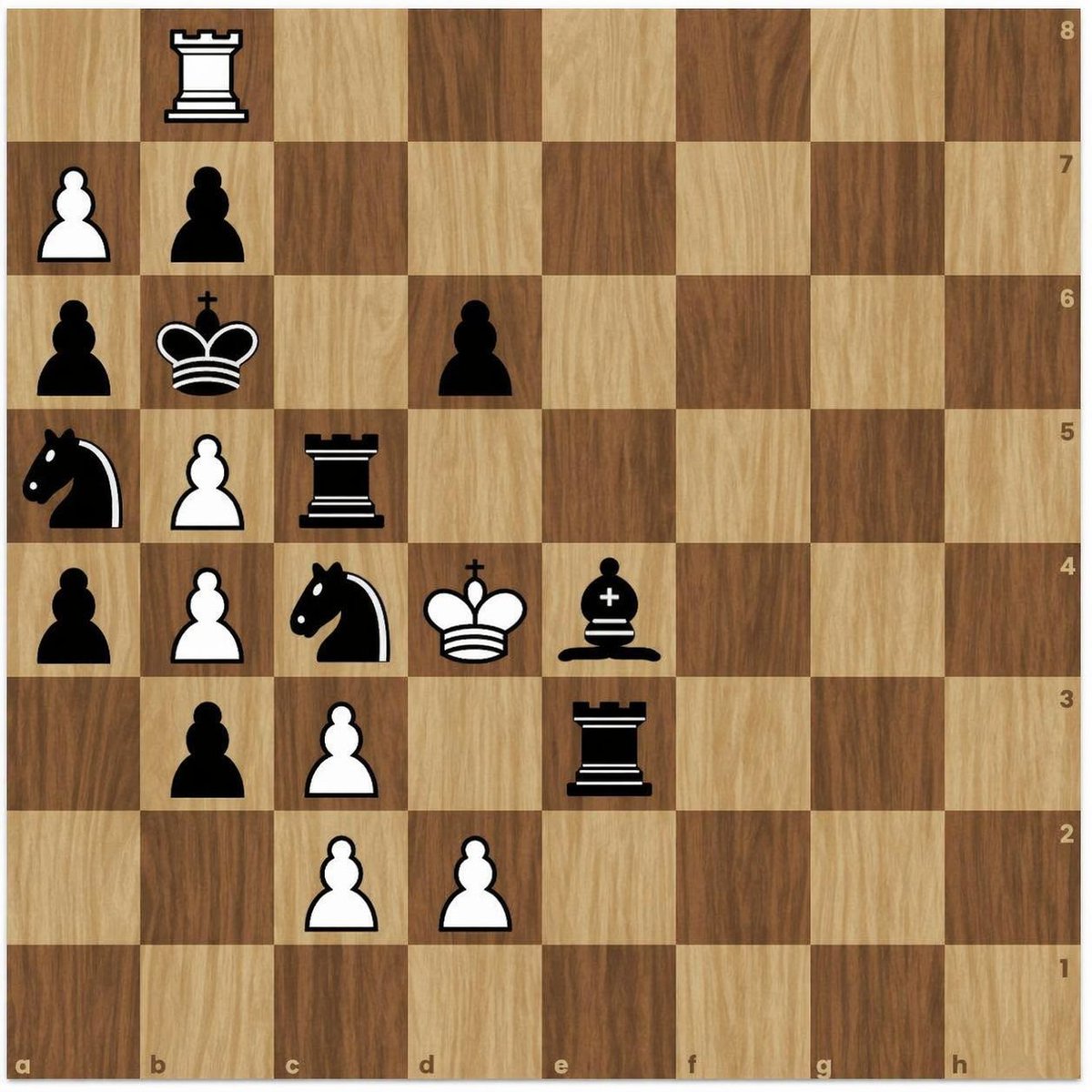 “白方走棋，一步杀，请生成白方走出致胜一步后的棋盘图片”, 图片 3