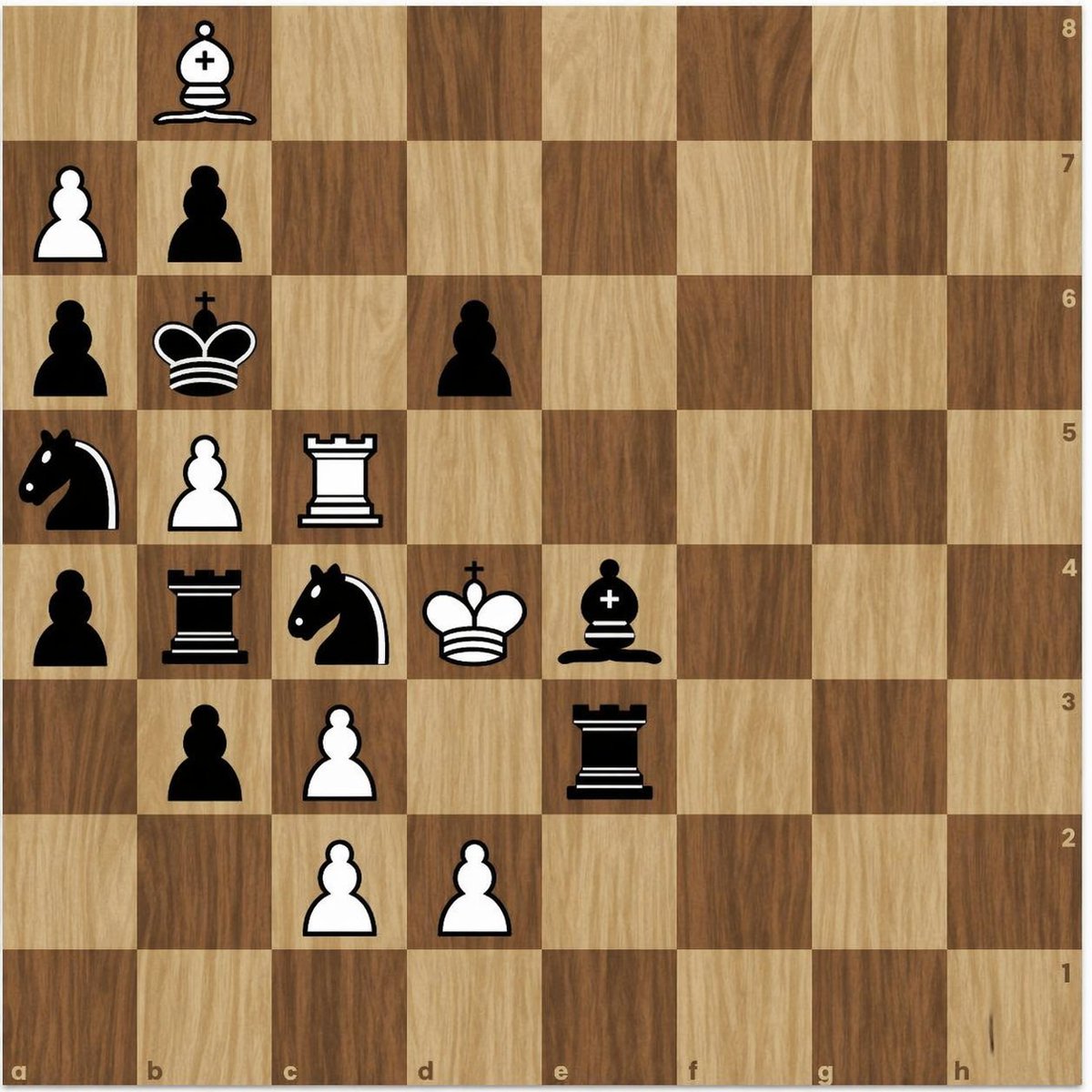 “白方走棋，一步杀，请生成白方走出致胜一步后的棋盘图片”, 图片 4