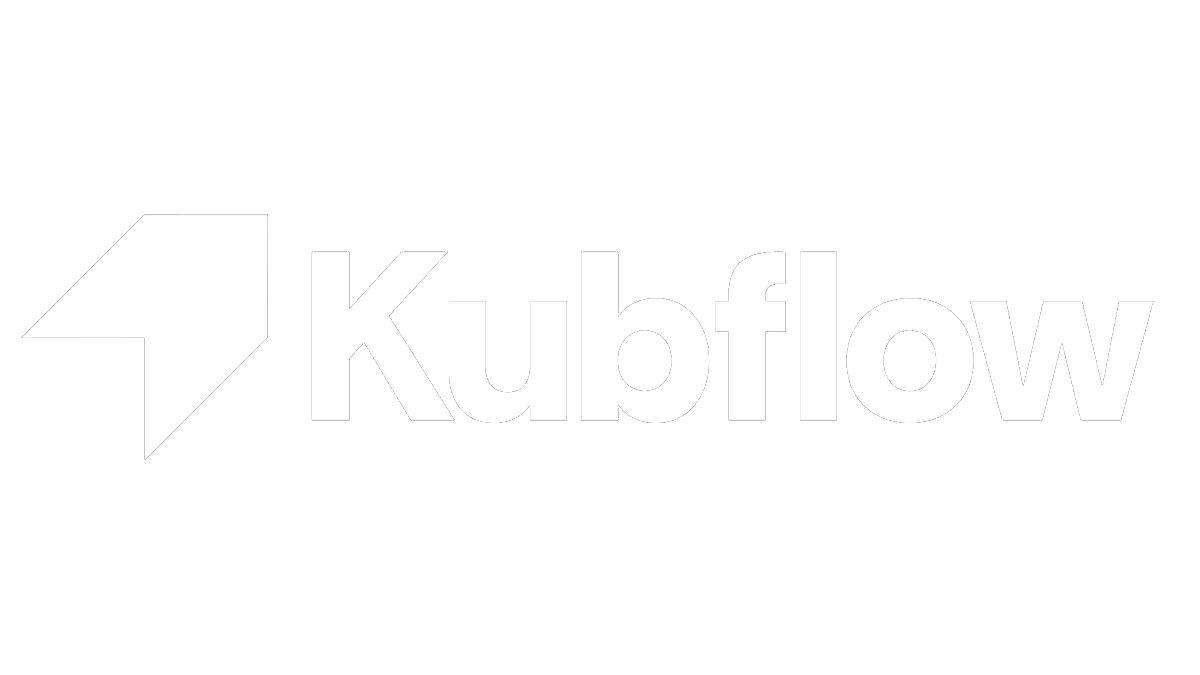 Kubflow"是一款基于浏览器的 AI 节点工作流编辑器,为它设计一个极简高端的标志。采用图标 + 文字组合的版式,图标在左侧,文字在右侧。, 图片 1