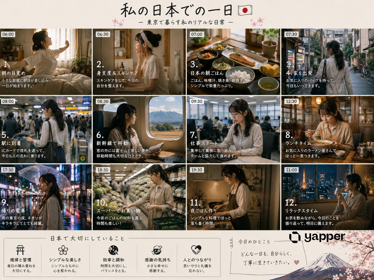 电影感日系生活片段视频,纪录片写实风格,宁静的东京日常生活,情感叙事,正统日本文化,流畅稳定的镜头运动,自然的表情,温馨氛围,真实环境,超精细…, 图片 1