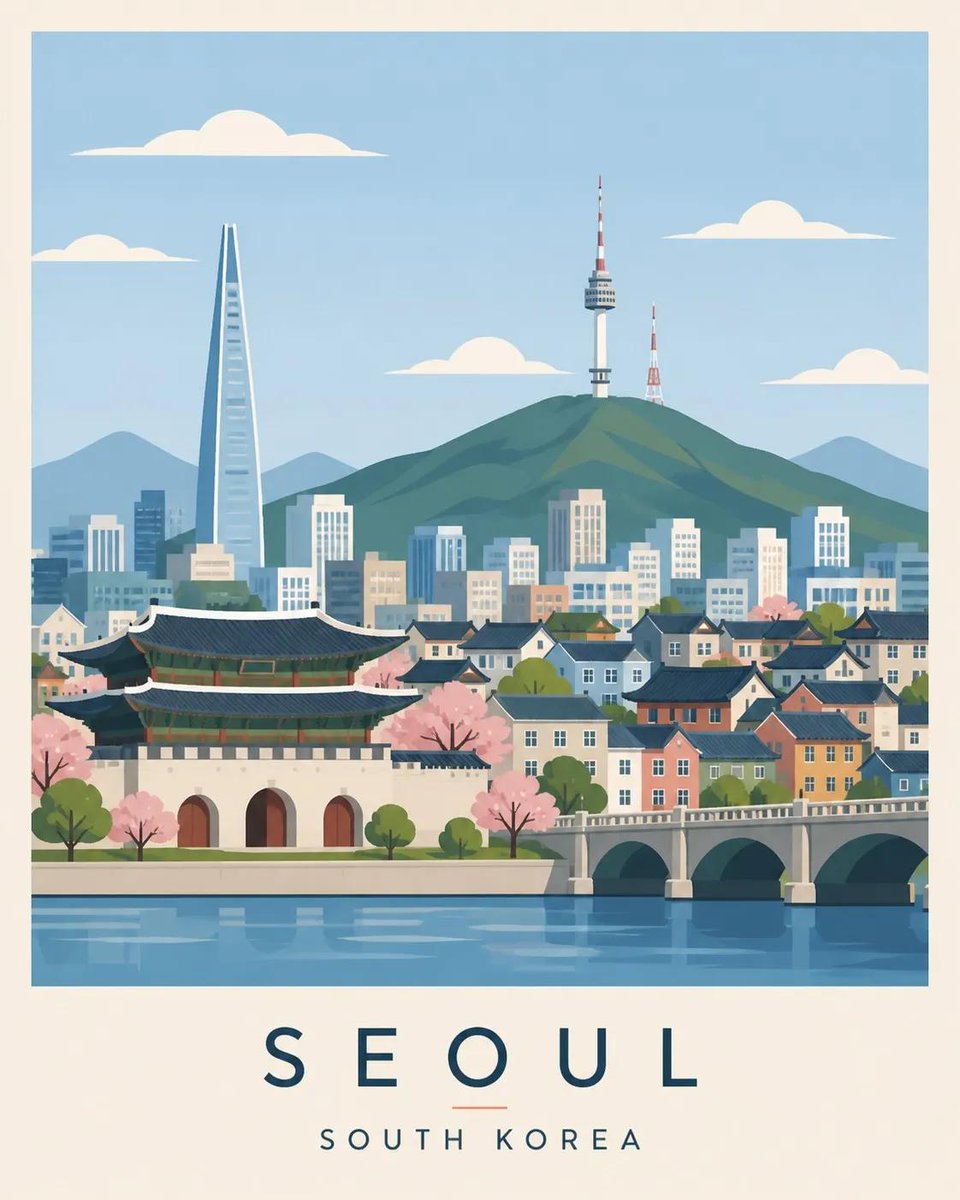 为 [DESTINATION] 创作一张高端编辑风格旅行海报插画。, 图片 3