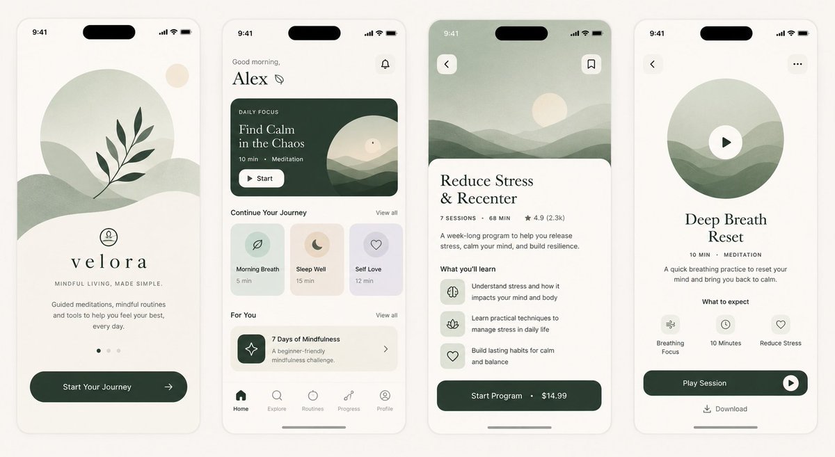 世界顶尖的移动产品设计师、精英 UI/UX 艺术总监,以及屡获殊荣的数字设计策略专家,专注于现代健康养生初创应用、高端设计系统,以及苹果级界面…, 图片 1