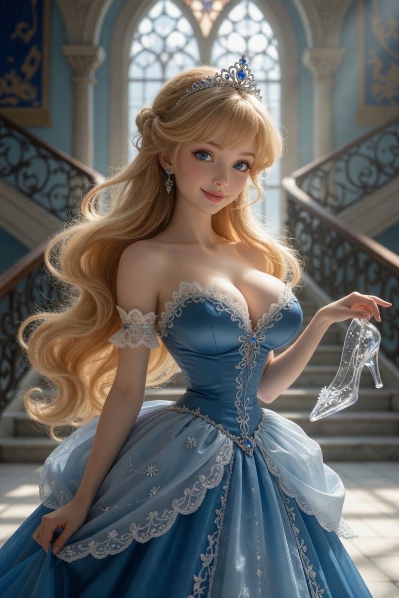 Fairytale Princess with Crystal Shoe, 图片 2