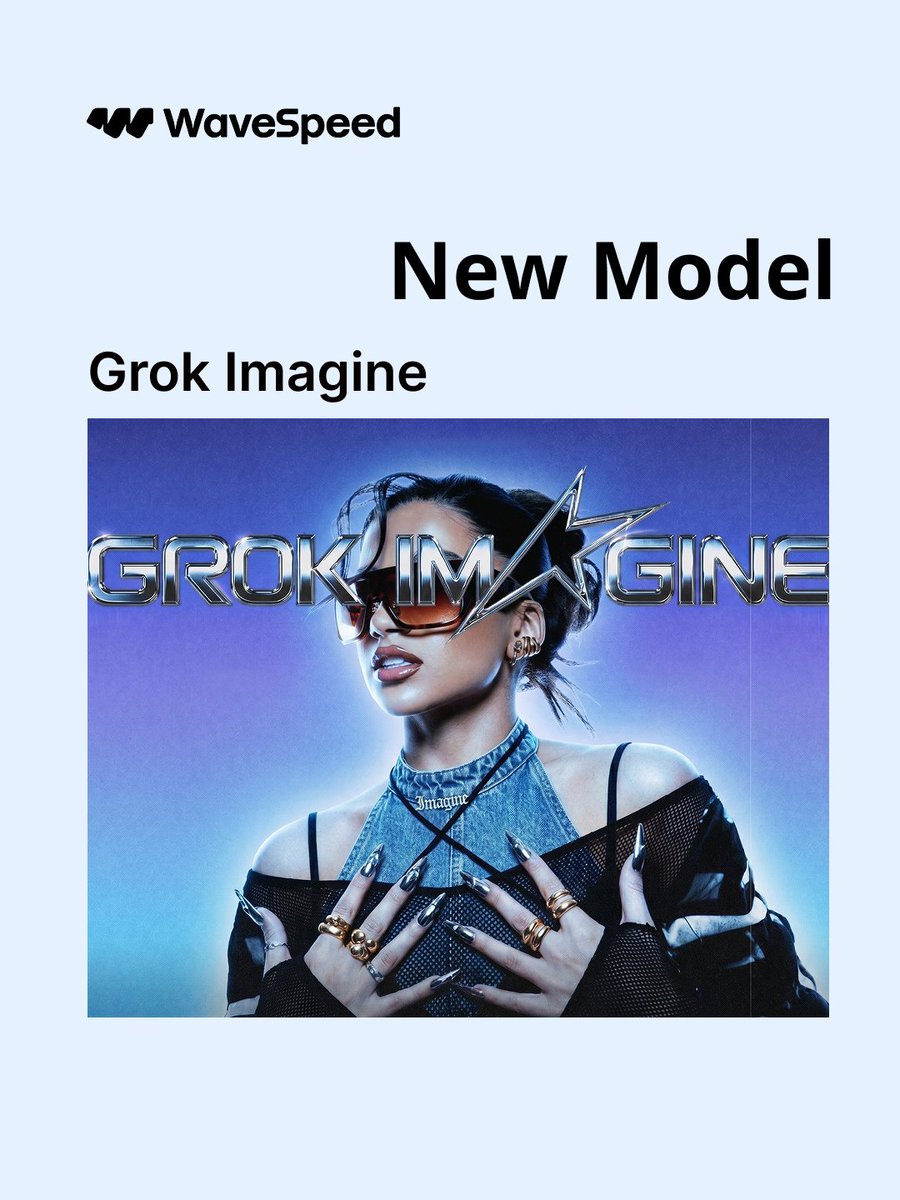 Grok Imagine 图像质量功能现已在 WaveSpeedAI 上线 ⚡️, 图片 1