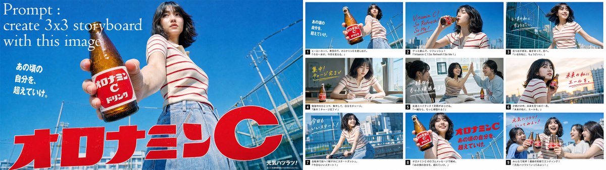 “使用这张图片创建一个3×3分镜故事板。”, 图片 1
