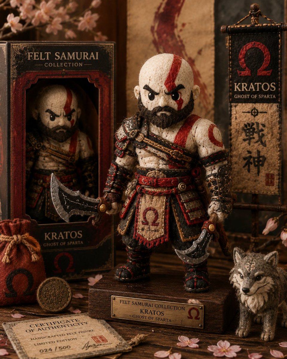 GPT Image 2.0 → 毛毡武士系列, 图片 2