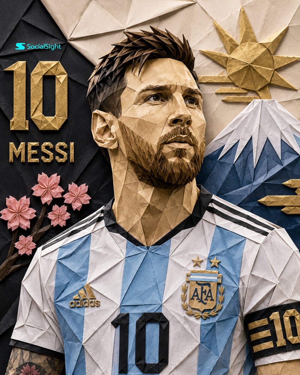 超精细折纸艺术肖像画,描绘克里斯蒂亚诺·罗纳尔多(Cristiano Ronaldo),完全由折叠纸层和几何折纸造型精心制作而成,逼真的纸张质…, 图片 3