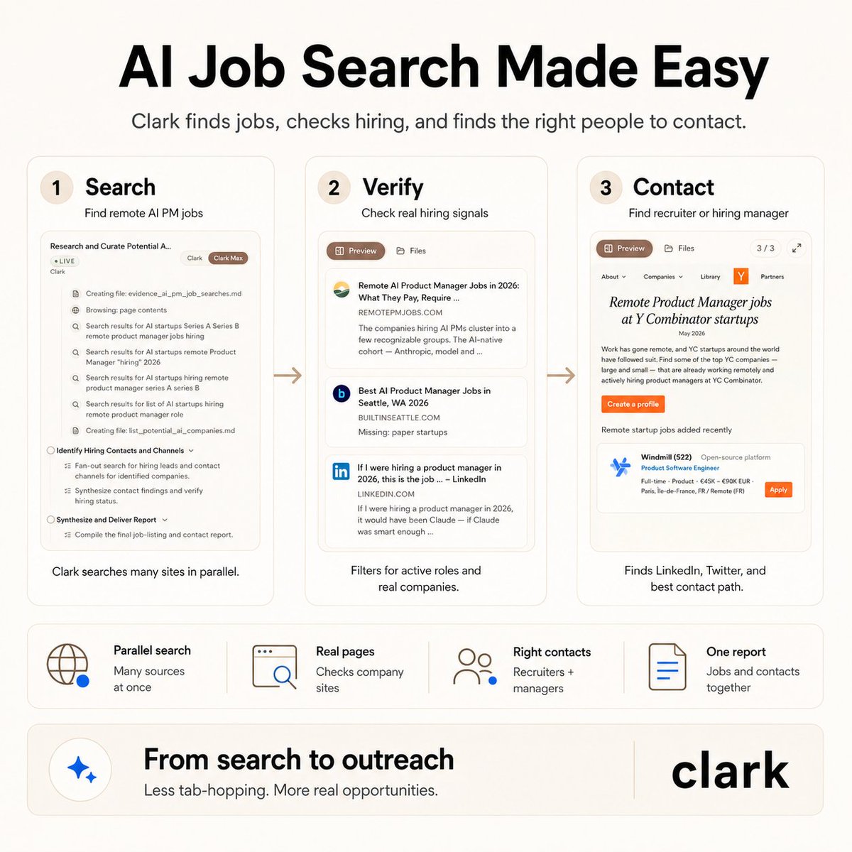 “帮我找找现在正在招聘的 AI 公司的远程产品经理岗位……”, 图片 1