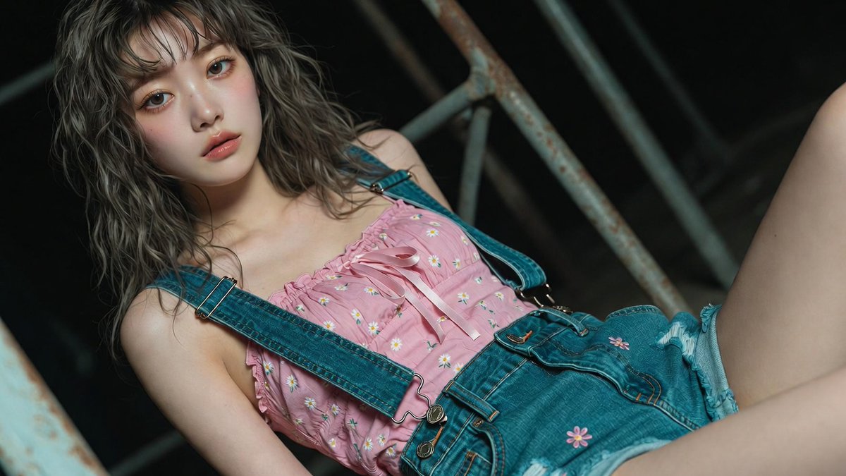 这张图片展示了一位迷人惊艳且美丽的20岁日韩女性，高挑纤细优雅的沙漏身材，比例匀称，腰部柔和收窄，拥有自然柔和的曲线、匀称的胯部线条、优雅修长…, 图片 2