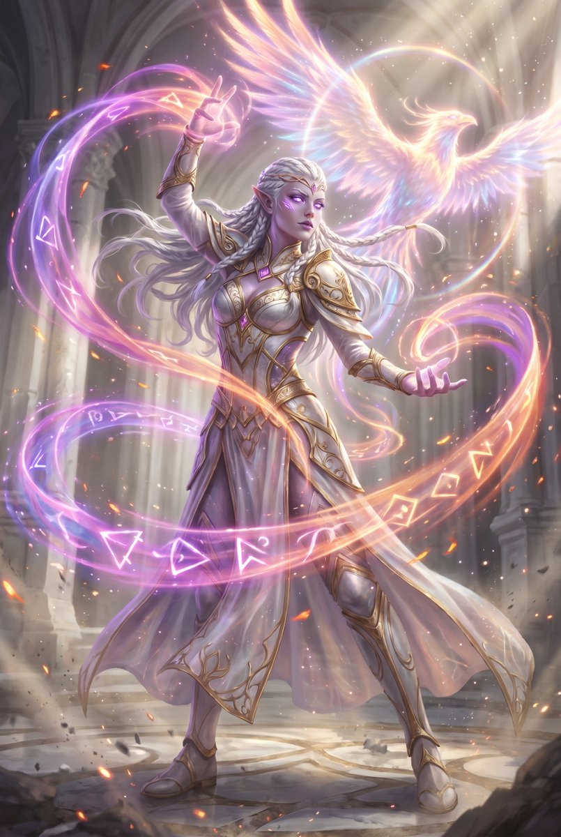 超精细电影级奇幻角色肖像,深色中世纪高奇幻美学,戏剧性战斗姿势。, 图片 1