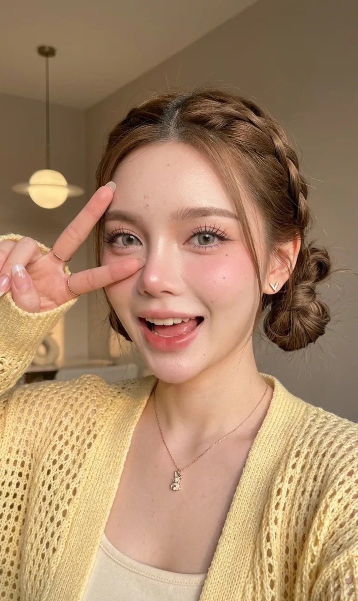一张年轻女性的特写肖像,她长着爆痘的肌肤,脸部和下巴上有一些痘印和零星的小痘痘,却依然散发着自然的美感。她拥有白皙、自然焕发光彩的肌肤,质地光…, 图片 4