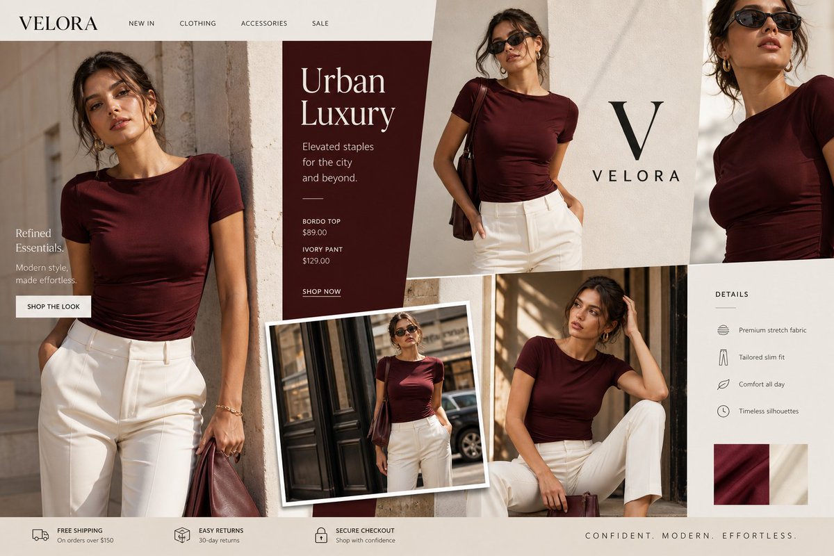 Same model, new outfit, totally different fashion story. This prompt structure …