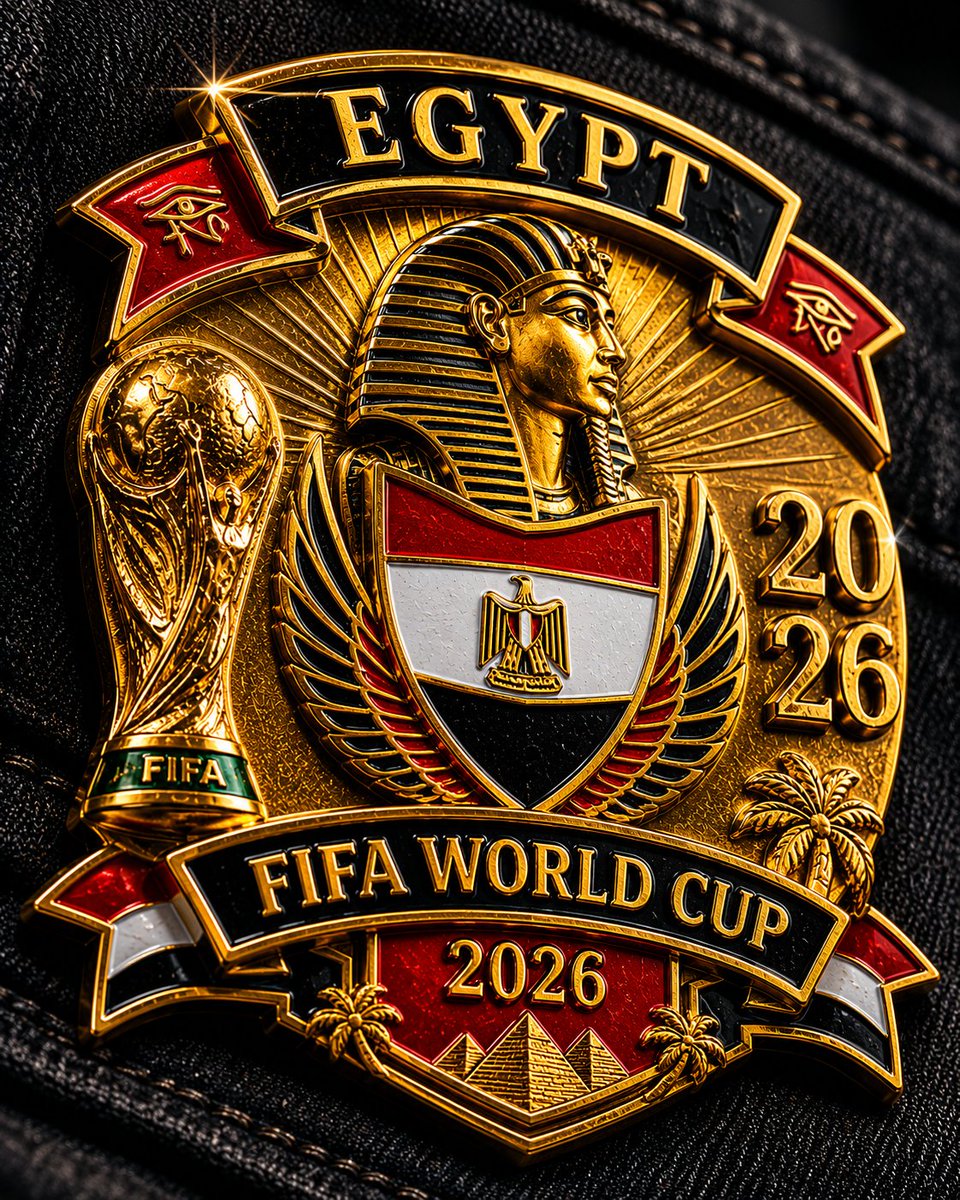 一枚占据视觉中心、填满 3:4 微距画面 70% 的 [Team_Name] FIFA 2026 世界杯珐琅徽章,其闪亮的金色表面呈现出物理上…, 图片 3