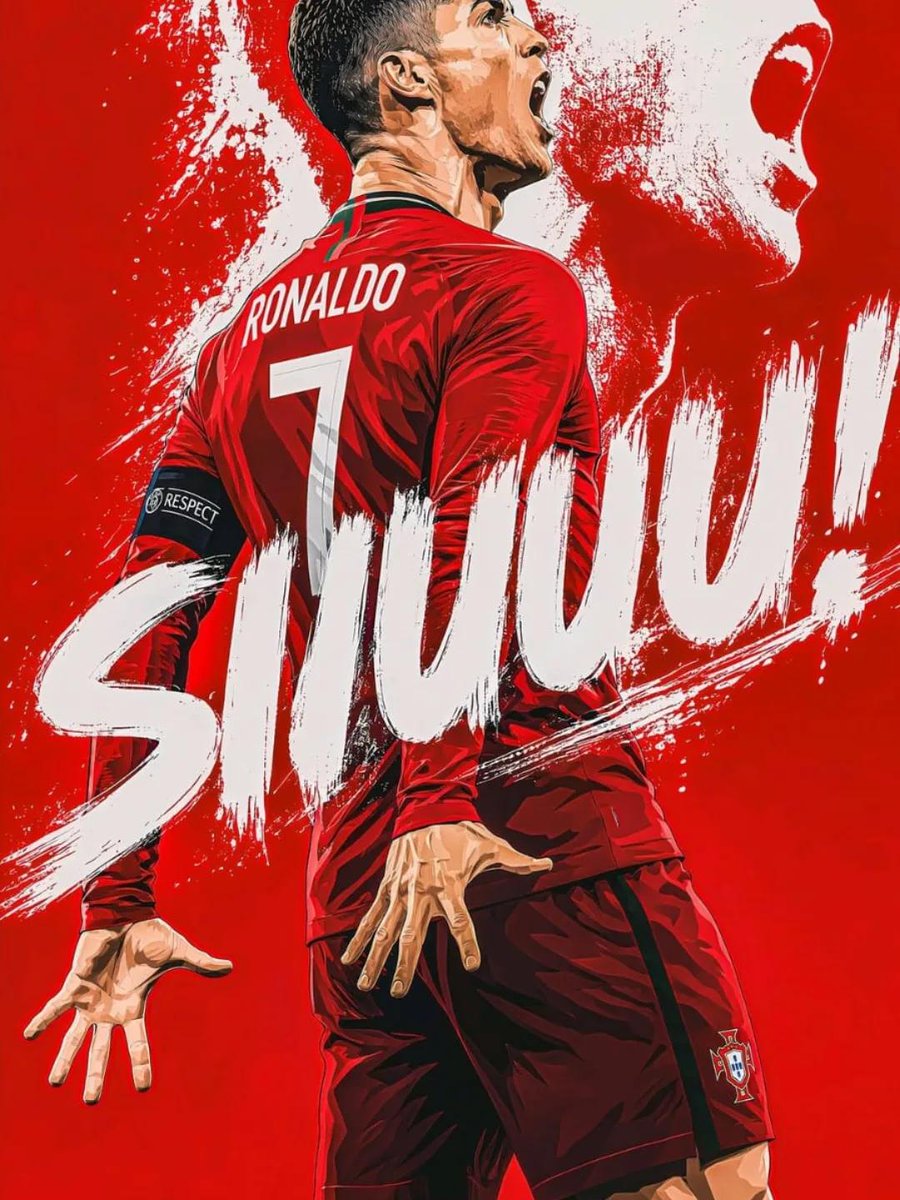 C罗(Cristiano Ronaldo)启发传奇足球海报,超精细数字插画,英雄式仰视目光,强烈坚定的表情,特写肖像主导构图,动态泼溅颜料与墨…, 图片 2