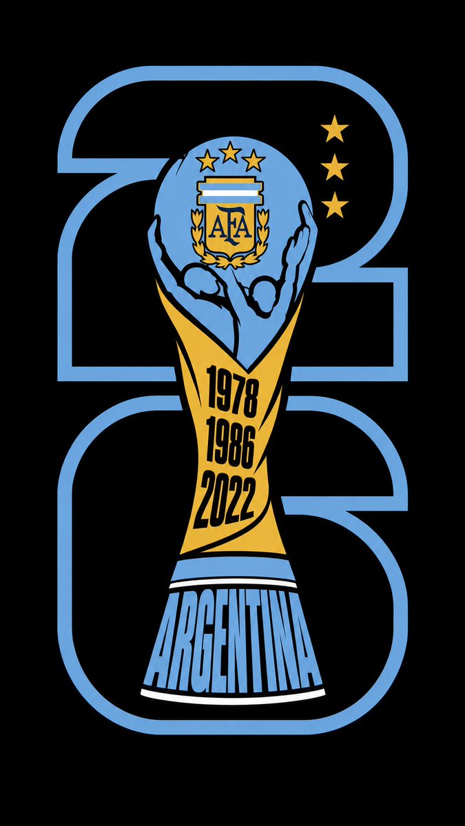 以大胆、扁平、排版插画的风格创建一个 2026 年 FIFA 世界杯国家变体徽章。完全保留官方 2026 年 FIFA 世界杯堆叠标识：数字“…, 图片 1