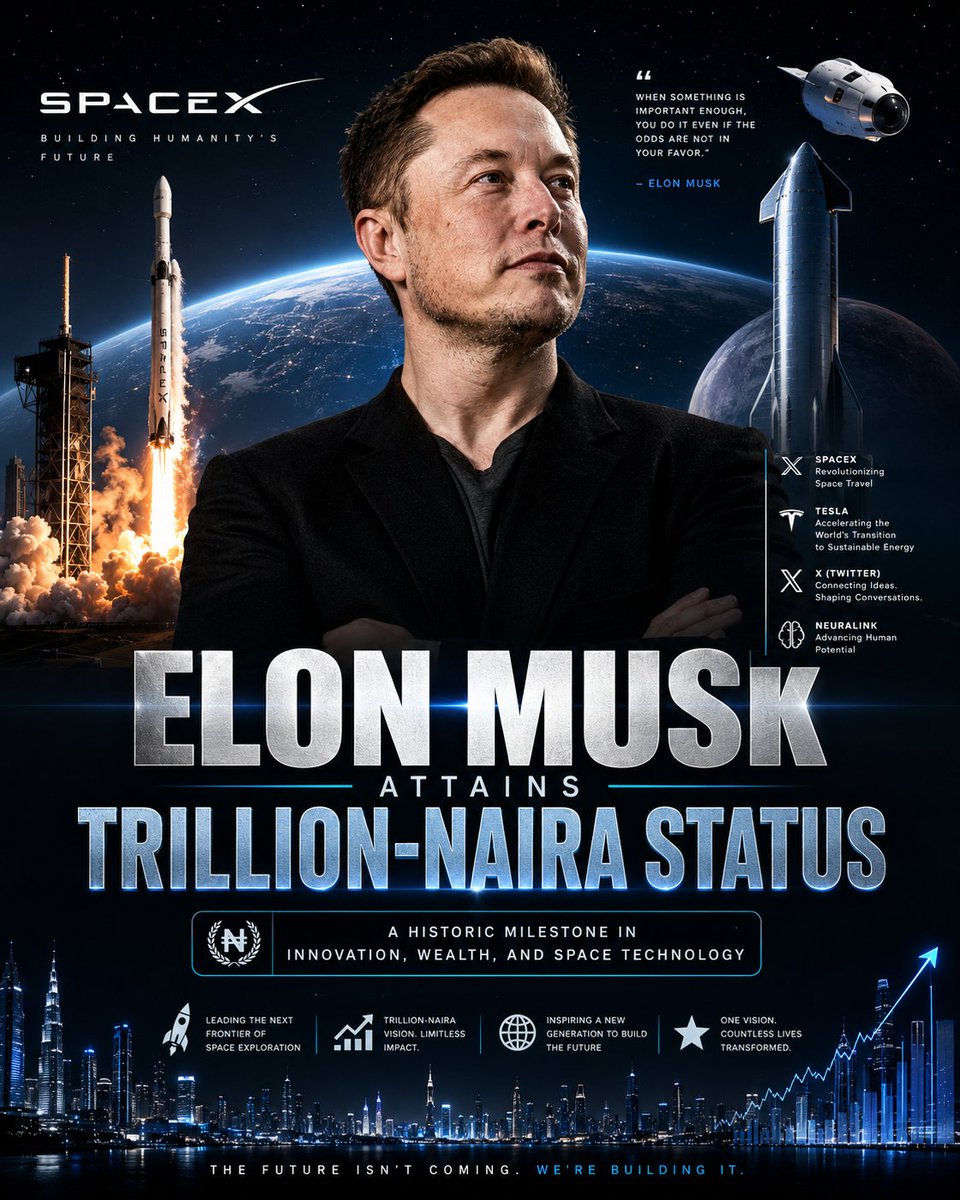 创作一张大胆、具有电影感的 SpaceX 成就海报,以 Elon Musk 为主角。画面中,Elon Musk 自信地站立在未来感的太空科技场…, 图片 1