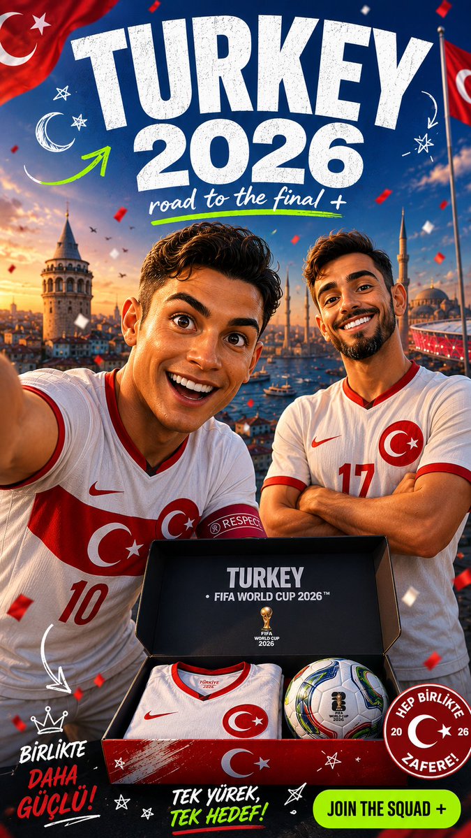 两个超光泽皮克斯风格的3D头像，代表[COUNTRY_NAME]参加2026年FIFA世界杯阵容中两位最大的现役球星。主球员以充满活力的表情向…, 图片 2
