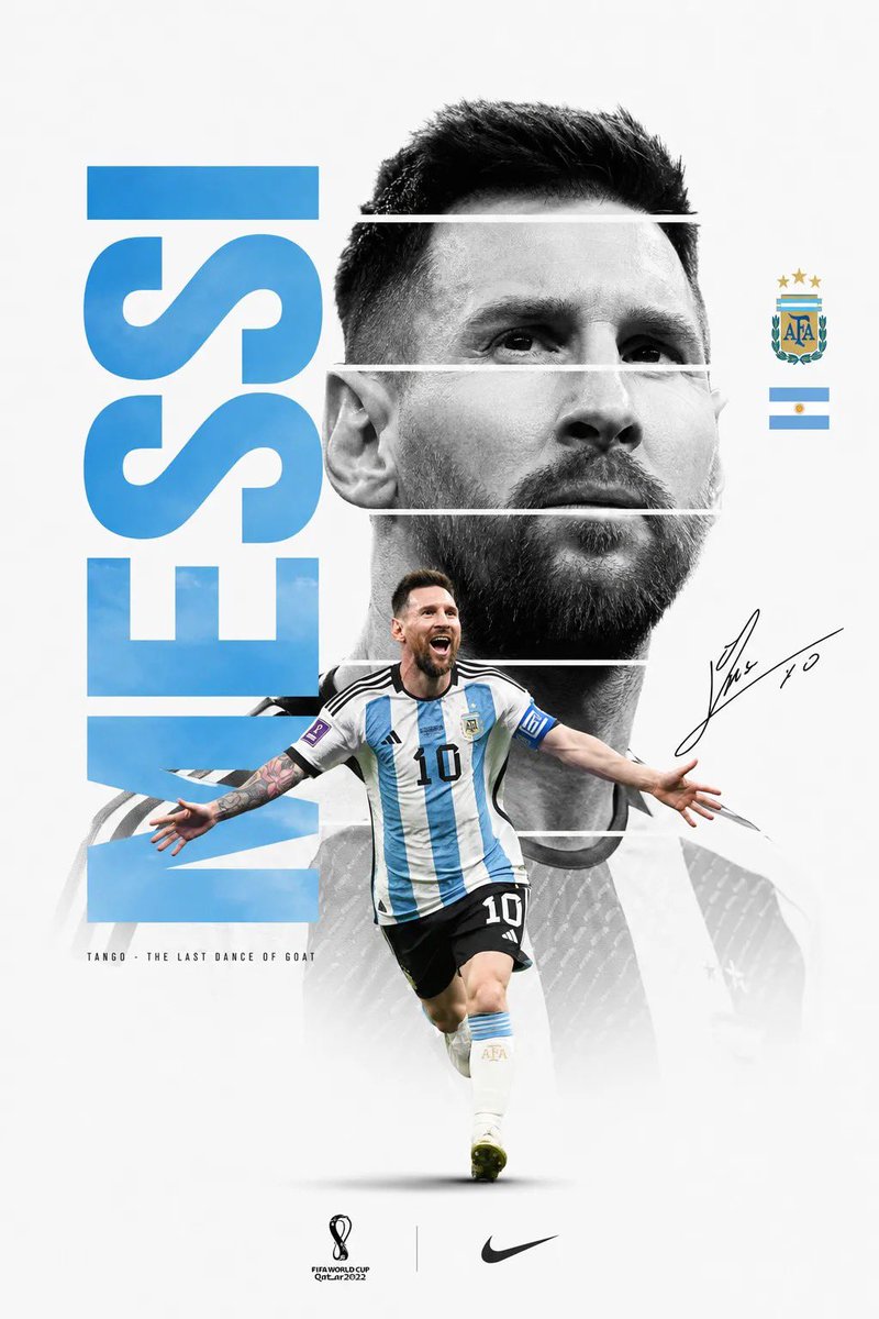 设计一张高端 FIFA 世界杯海报,以一位传奇足球巨星为主题。极简白色背景,占据画面大部分的巨型单色人物特写肖像。肖像被切分成若干水平条块,条…, 图片 2