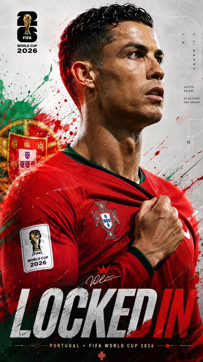 通用 FIFA 2026 世界杯 “Locked In” 海报, 图片 1