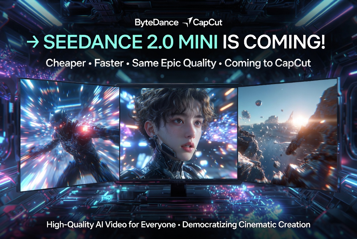 🚨重磅消息:Seedance 2.0 的全新、更便宜、更快速版本即将推出!字节跳动突破性的多模态 AI 视频模型 Seedance 2.0 …, 图片 1