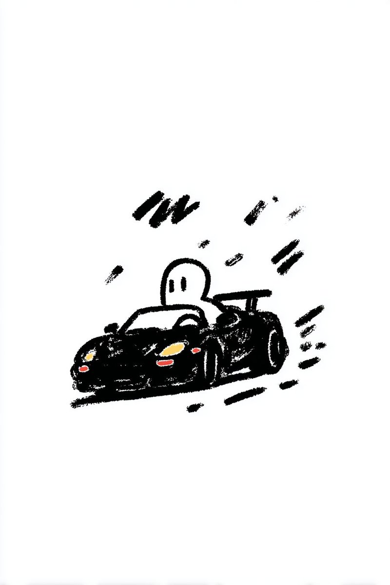 “骷髅正在骑摩托车。创意转场到骷髅驾驶汽车。固定镜头。无音乐。”, 图片 3