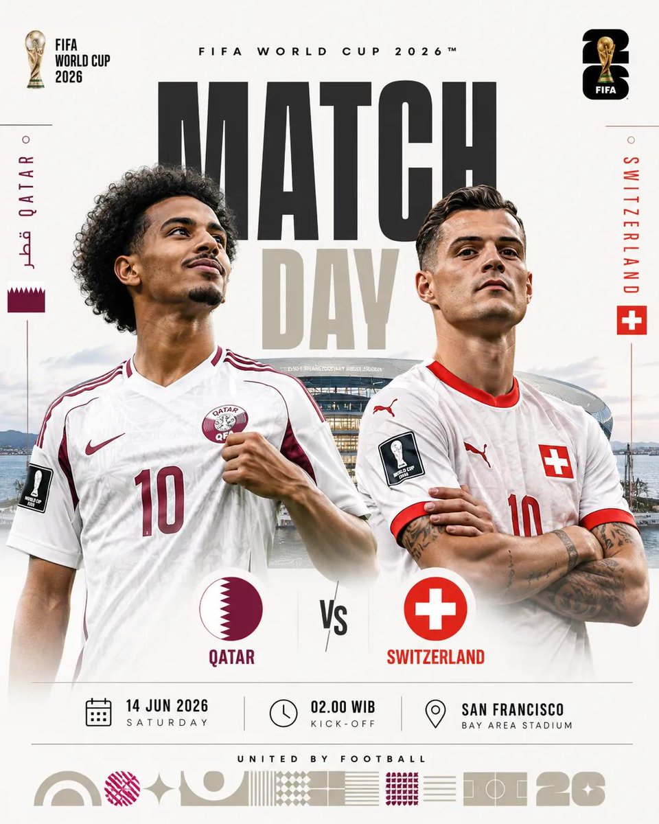 创作一张高端的2026年国际足联世界杯(FIFA World Cup 2026)比赛日宣传海报,采用现代体育营销风格。, 图片 2