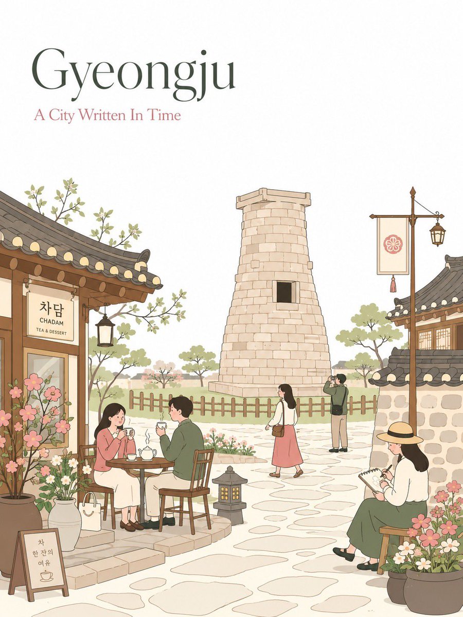 高级极简扁平矢量旅行海报，[CITY_NAME]，3:4 竖版。, 图片 3