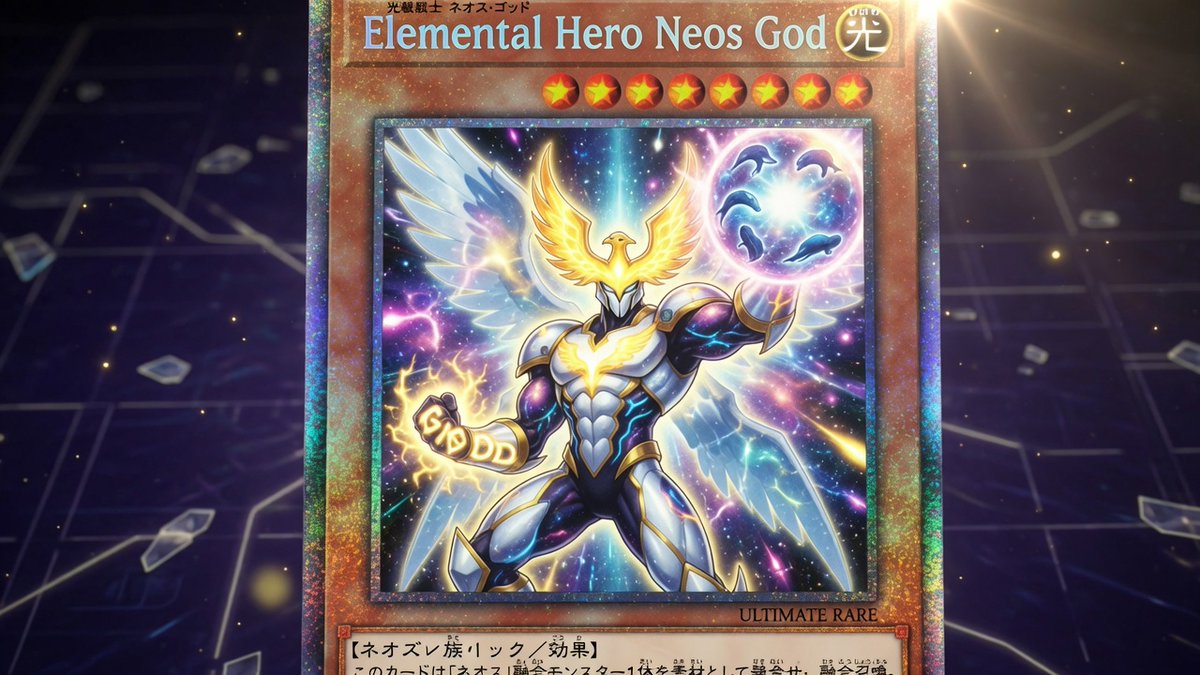遊戯王ネオスゴッドこれAIで出来た! https://t.co/jWX8uRkdkA, 图片 1