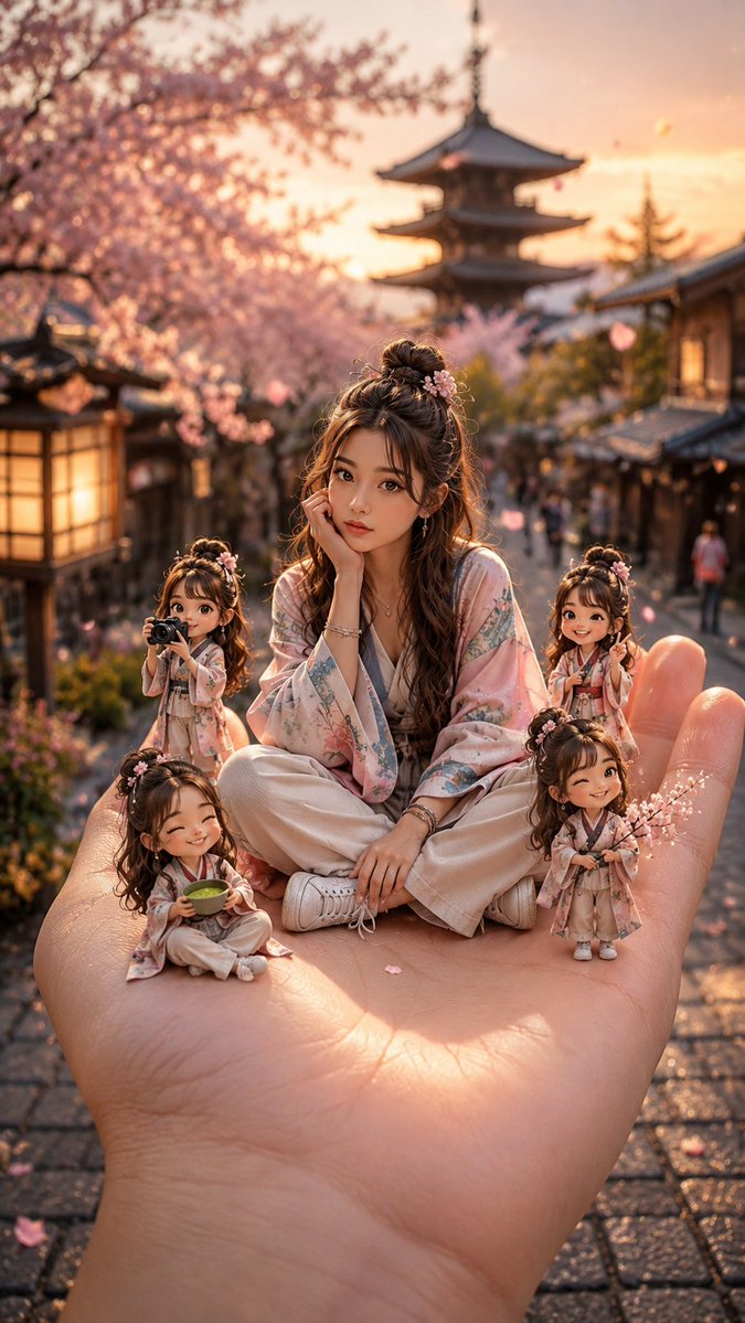 京都微缩樱花梦, 图片 1