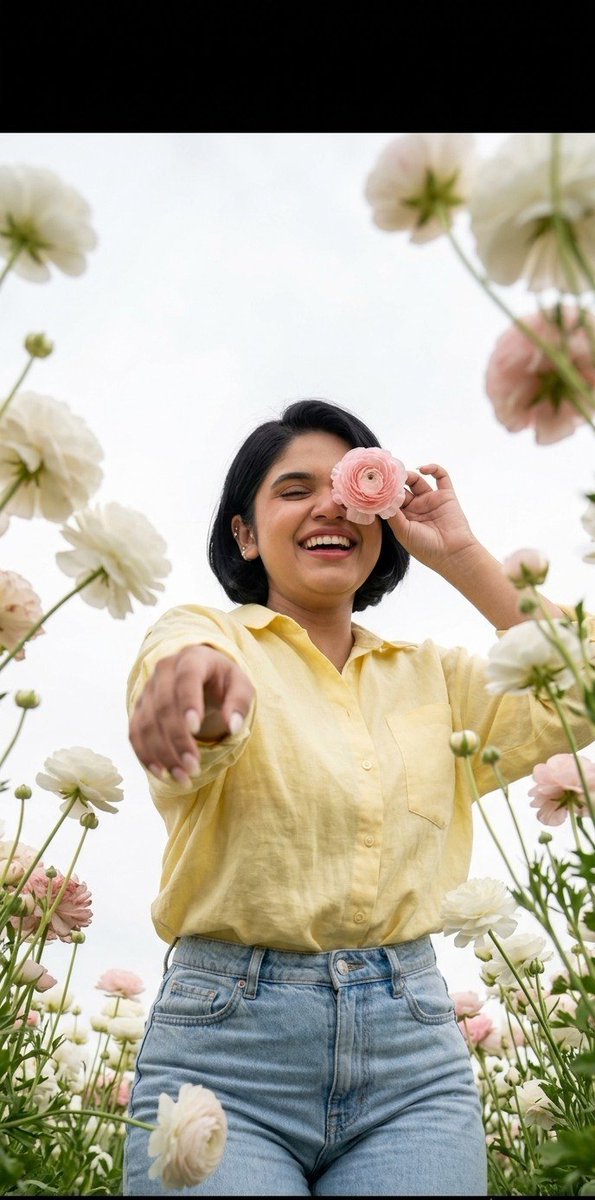 漫步于毛茛花田之中。🌼, 图片 1
