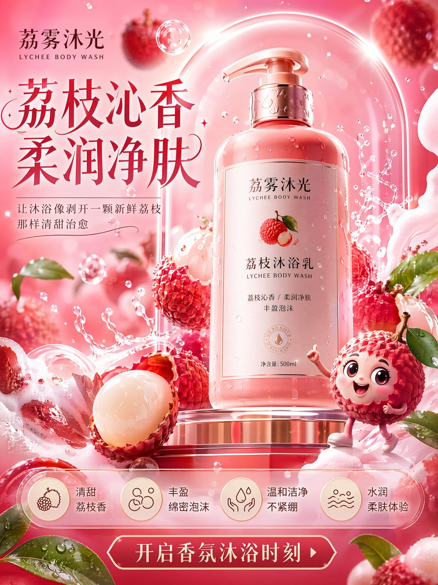 廉价包装,浑浊的色彩,对比度弱,灯光暗淡,构图杂乱,卡通低质量吉祥物,食物与饮料混淆,塑料感的泡沫,文字拥挤,低分辨率,糟糕的反光,水印,瓶子…, 图片 1
