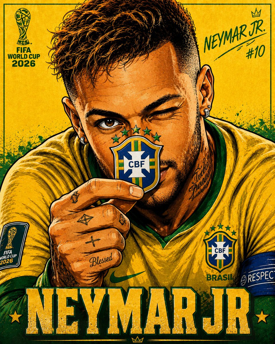 超精细 FIFA 2026 世界杯 波普艺术动漫插画，主体为 [SUBJECT]，特写肖像，身体前倾，左眼眨眼，右眼直视观众，左手拿着一枚微型…, 图片 3