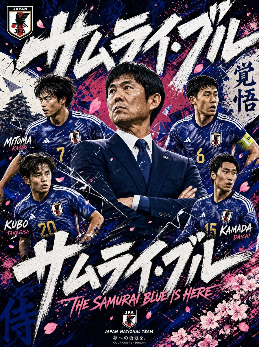 为足球队[TEAM NAME]制作的动感时尚海报，采用大胆的[TEAM COLOR PALETTE]、黑色和白色配色。中心人物[MAIN PL…, 图片 1