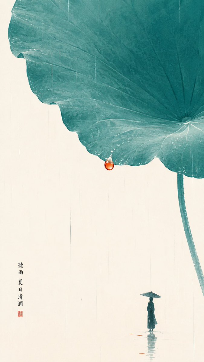 主题方向：东方禅意极简人物插画, 图片 1