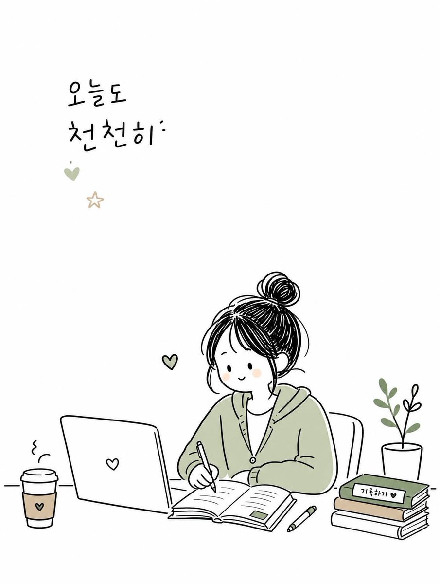基于 [TOPIC]，创作一幅简单可爱的韩式涂鸦编辑插画。, 图片 2