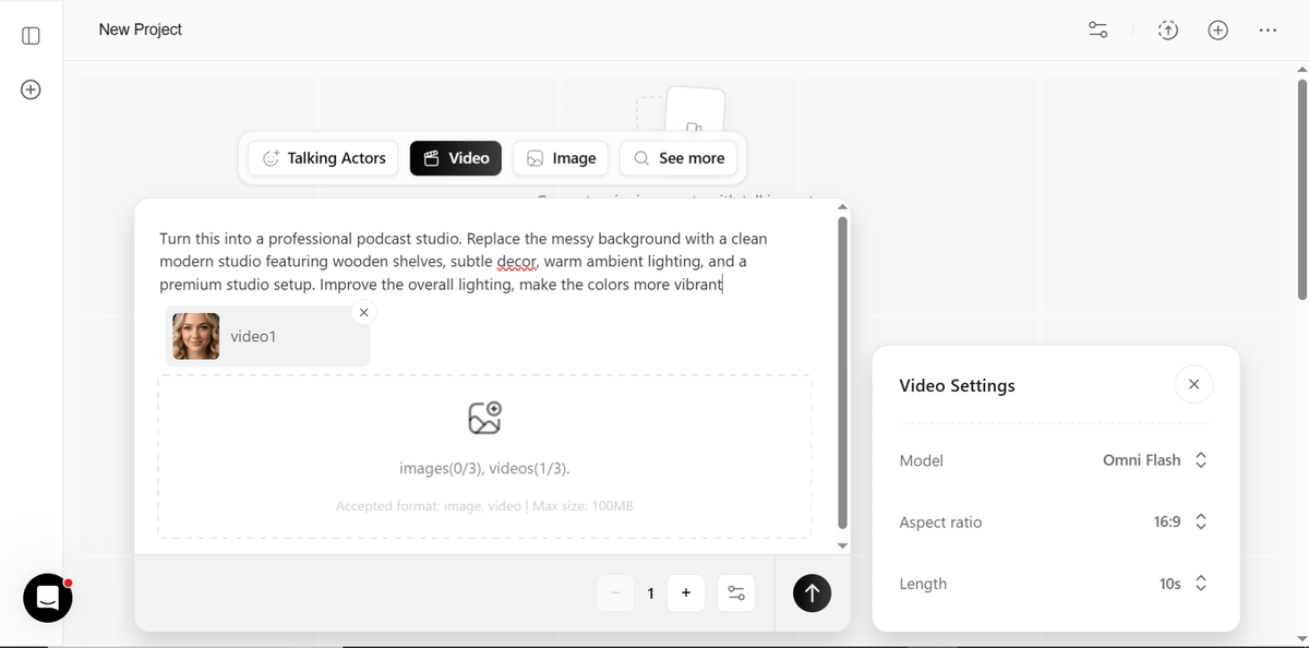 Upload the video you want to edit and just tell Gemini what you want in plain E…