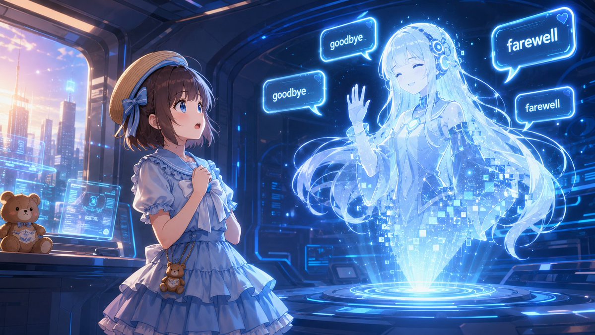 1girl, tanuki girl, surprised expression, looking at a glowing AI agent…, 图片 1