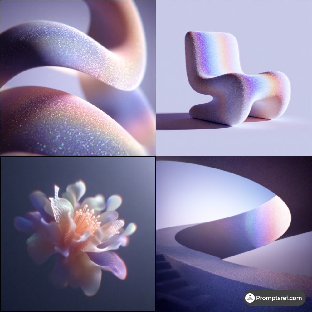 这个 SREF 让 3D 感觉不像“CG”，更像一个你可以触碰的梦。, 图片 1